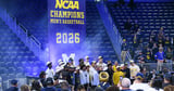 Thousands turn out to watch Michigan raise NCAA banner at Crisler Center