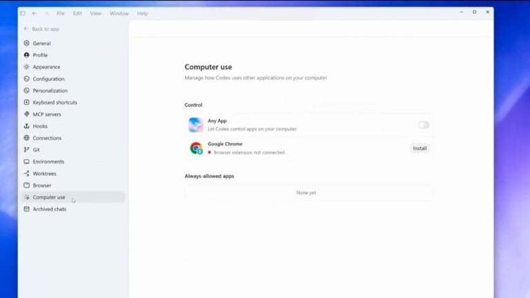 OpenAI's Codex Unleashes Full Windows Control, Enabling Remote Task Management and GUI Testing