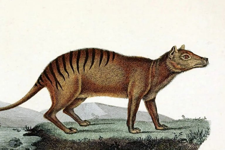 Genetic Weaknesses and Human Impact Led to Tasmanian Tiger's Extinction, Study Finds
