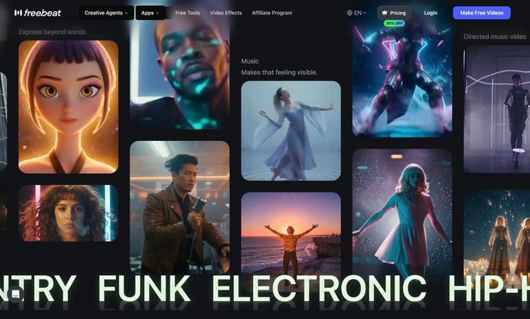 Freebeat Revolutionizes Music Videos with Real-Time AI-Driven Visuals, Expands Globally